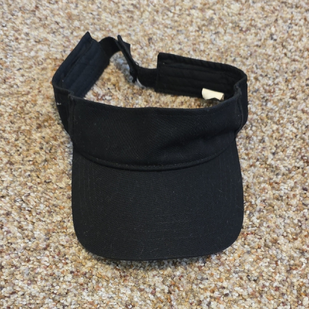 Black Visor Cap